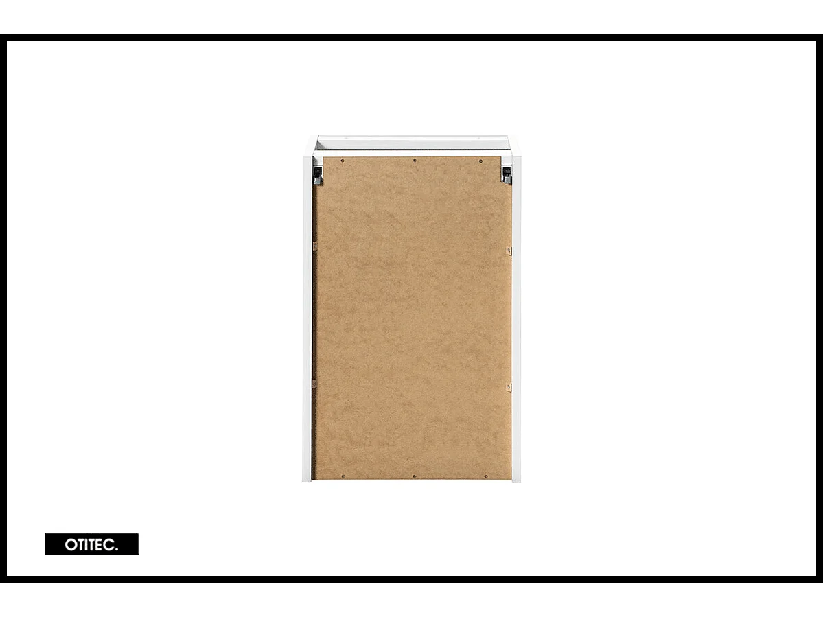 Meuble sous vasque de 40 cm - Blanc - avec panier - 1 porte - VOLTA