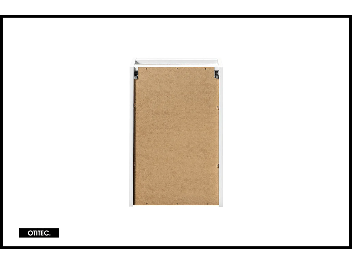 Meuble sous vasque de 40 cm - Blanc - avec panier - 1 porte - VOLTA