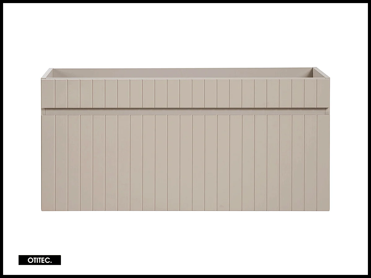 Meuble sous vasque de 100 cm - Cachemire Mat - 1 tiroir - MINO