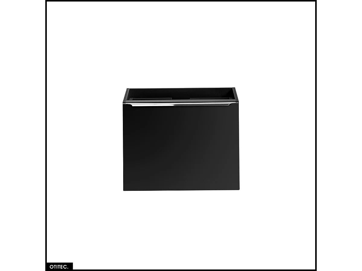 Meuble sous vasque - 60 cm - 2 tiroirs - BOLD BLACK