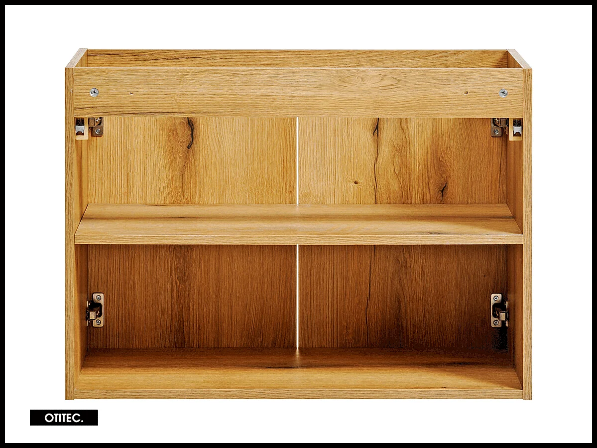 Meuble sous vasque de 80 cm - Oak - 2 portes - VOLTA