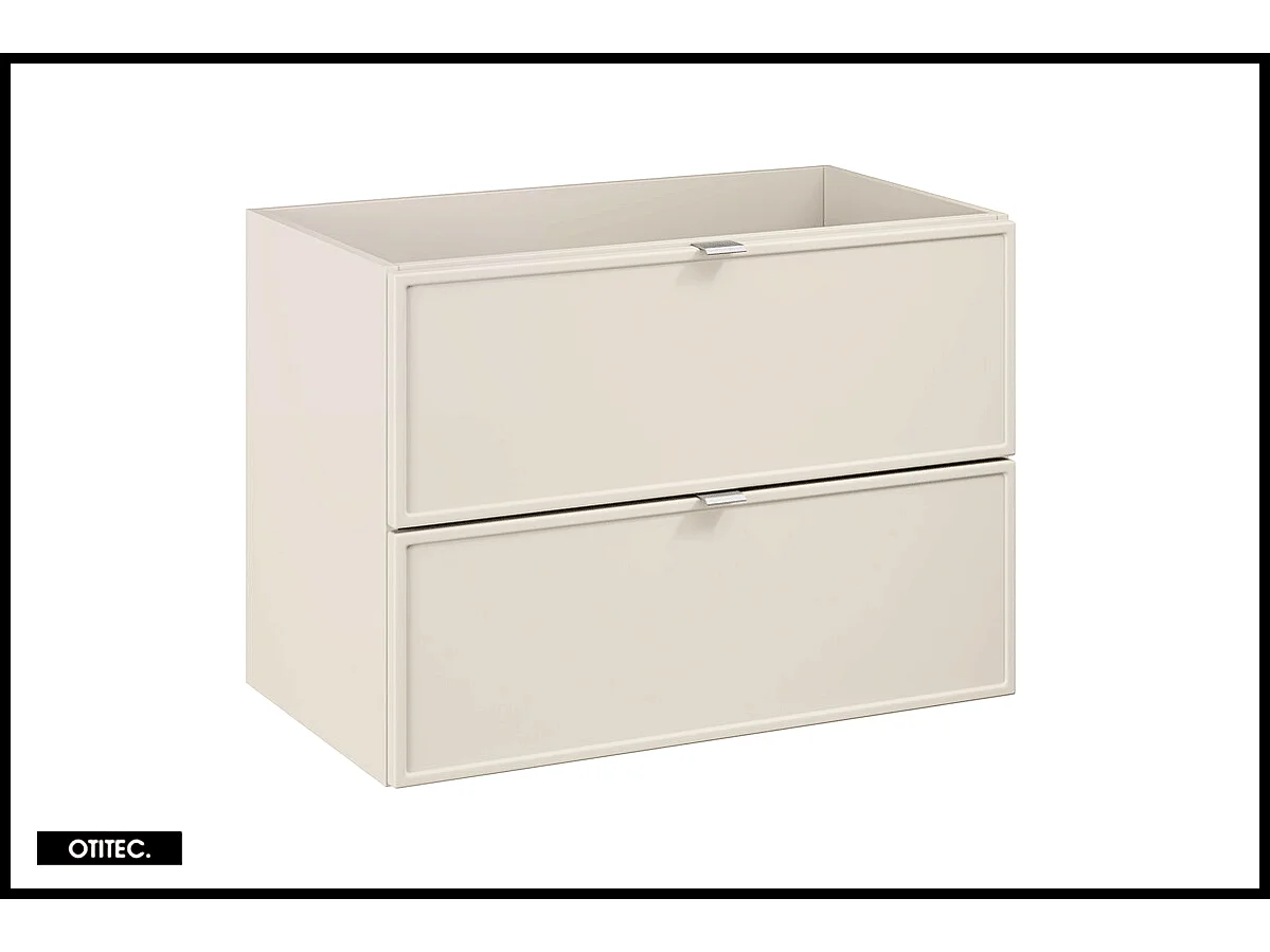 Meuble sous vasque de 80 cm - 2 tiroirs - ASTRA