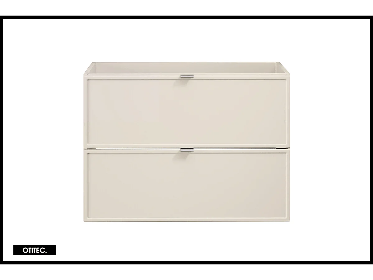 Meuble sous vasque de 80 cm - 2 tiroirs - ASTRA