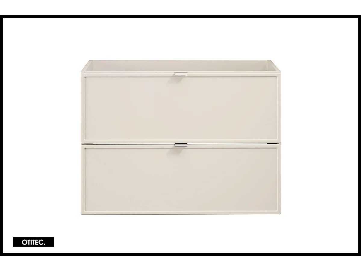 Meuble sous vasque de 80 cm - 2 tiroirs - ASTRA