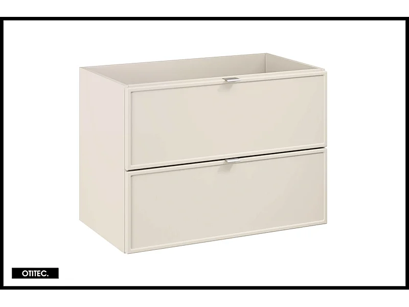 Meuble sous vasque de 80 cm - 2 tiroirs - ASTRA