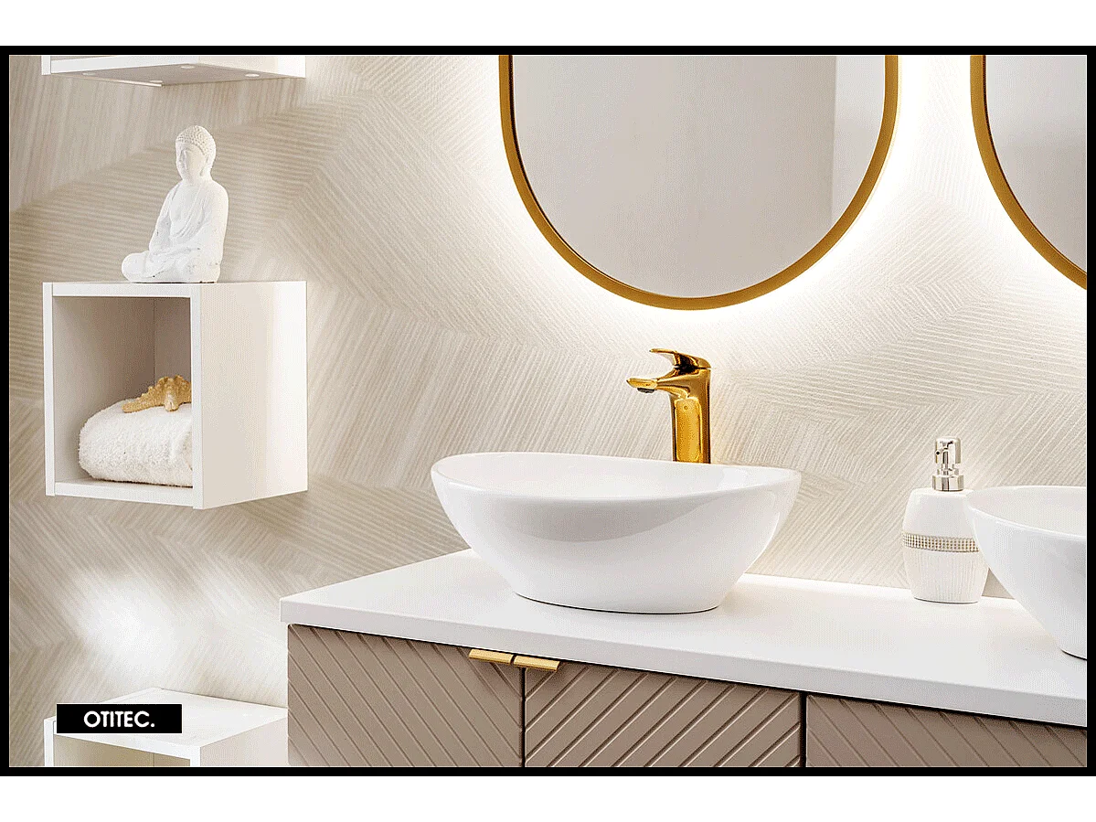 Meuble sous vasque de 60 cm - 2 portes - DANO