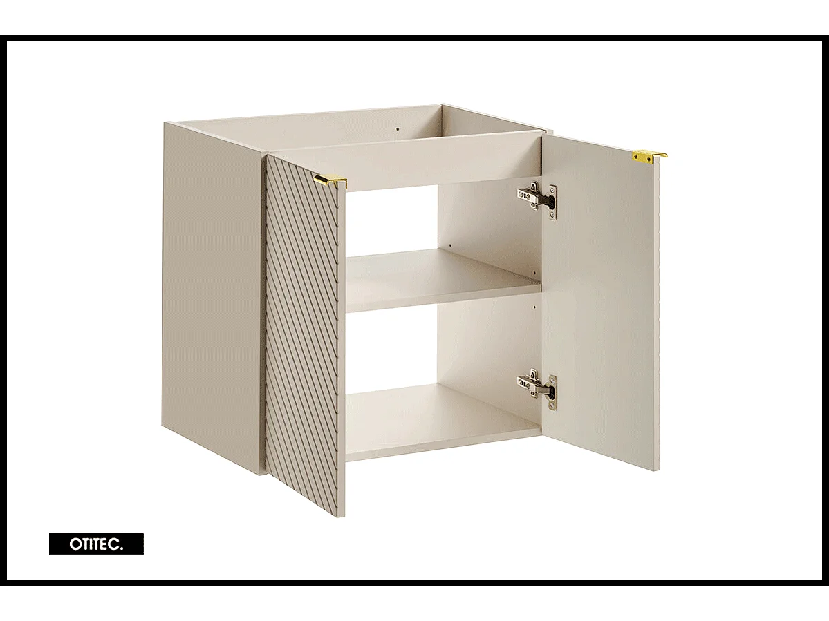 Meuble sous vasque de 60 cm - 2 portes - DANO