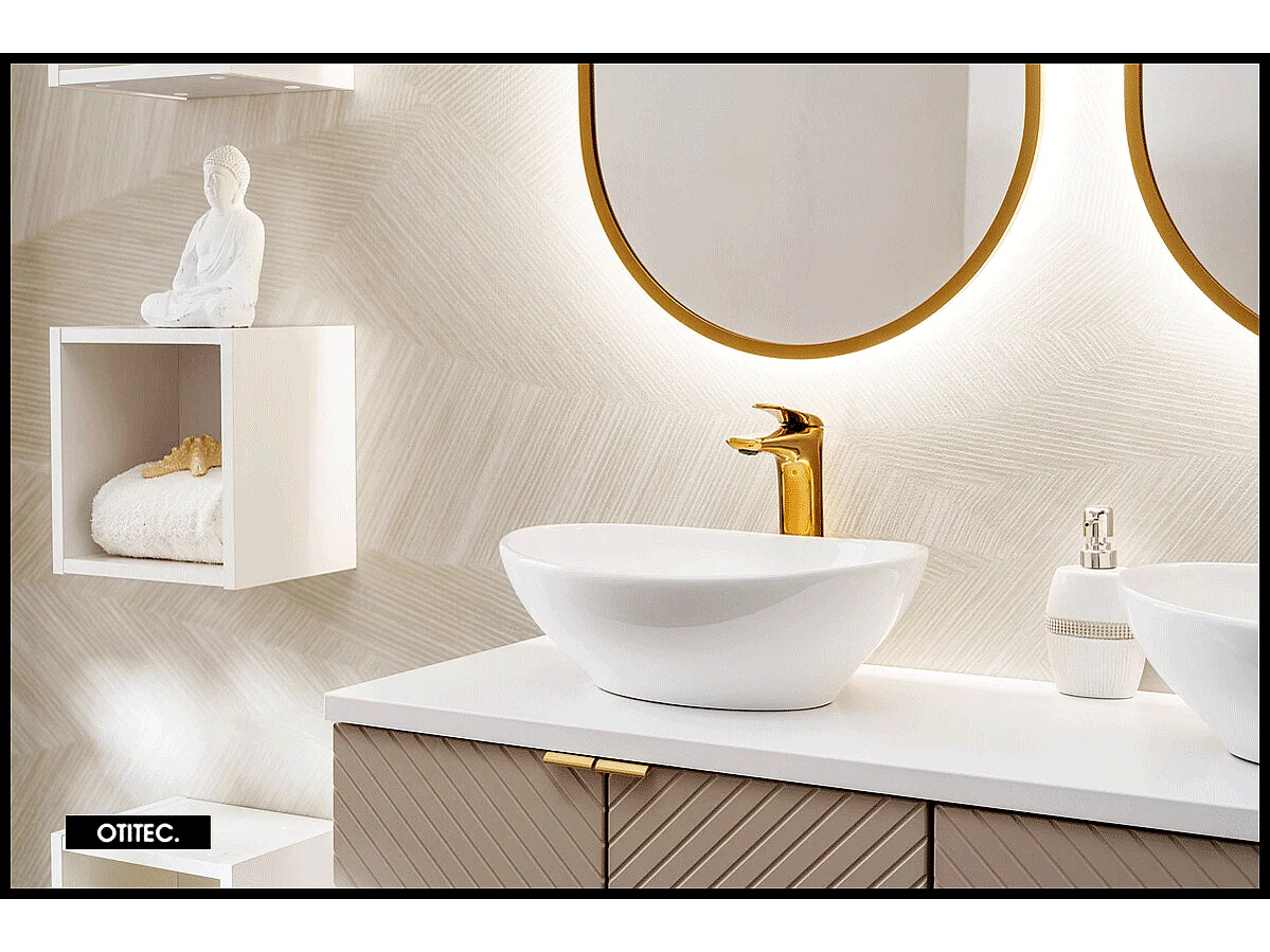 Meuble sous vasque de 60 cm - 2 portes - DANO