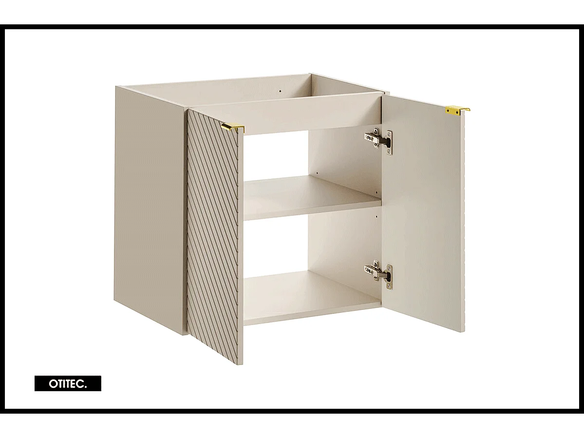 Meuble sous vasque de 60 cm - 2 portes - DANO