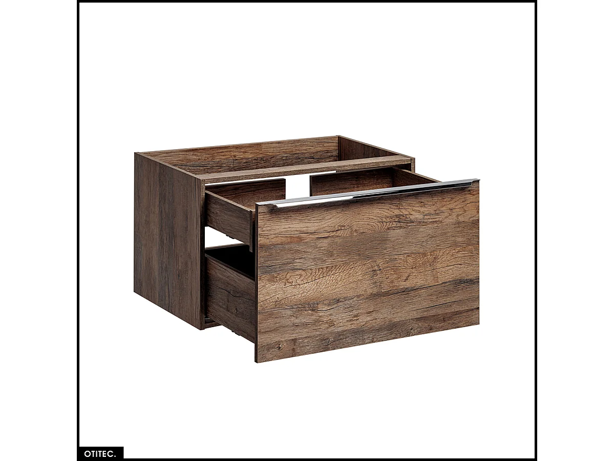 Meuble sous vasque - 60 cm - 2 tiroirs - BOLD OAK
