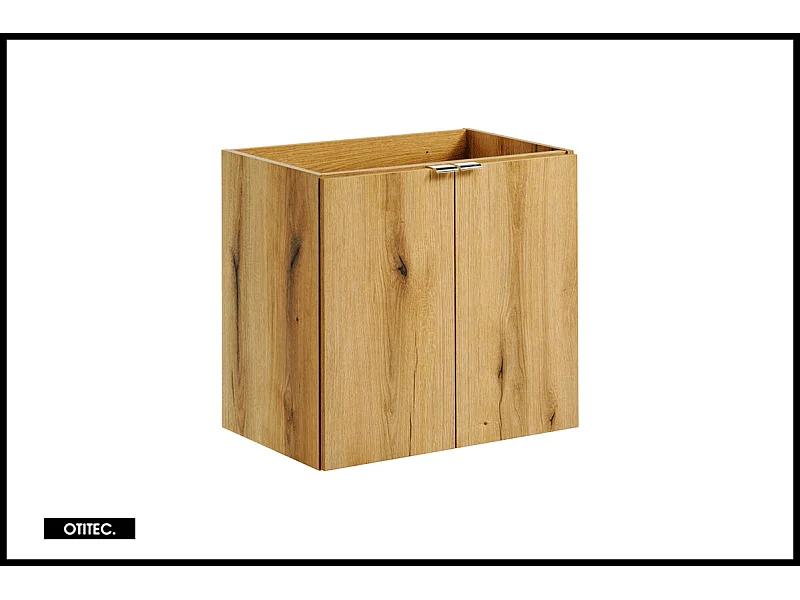 Meuble sous vasque de 60 cm - Oak - 2 portes - VOLTA