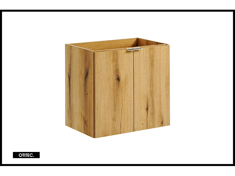 Meuble sous vasque de 60 cm - Oak - 2 portes - VOLTA