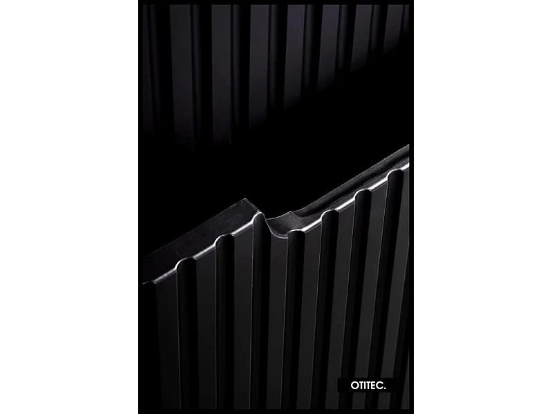 Meuble sous vasque de 60 cm - Noir - 2 portes - VOLTA