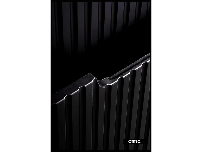 Meuble sous vasque de 60 cm - Noir - 2 portes - VOLTA