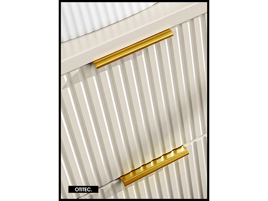 Meuble sous vasque de 60 cm - Cachemire Mat - 2 tiroirs - LIVA