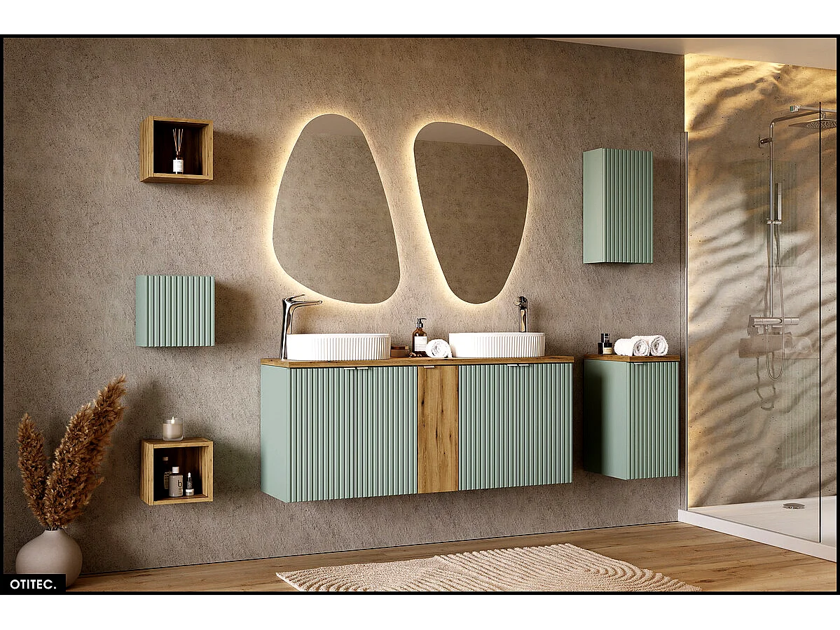 Meuble sous vasque - 30 cm - 1 porte - ROSEAU