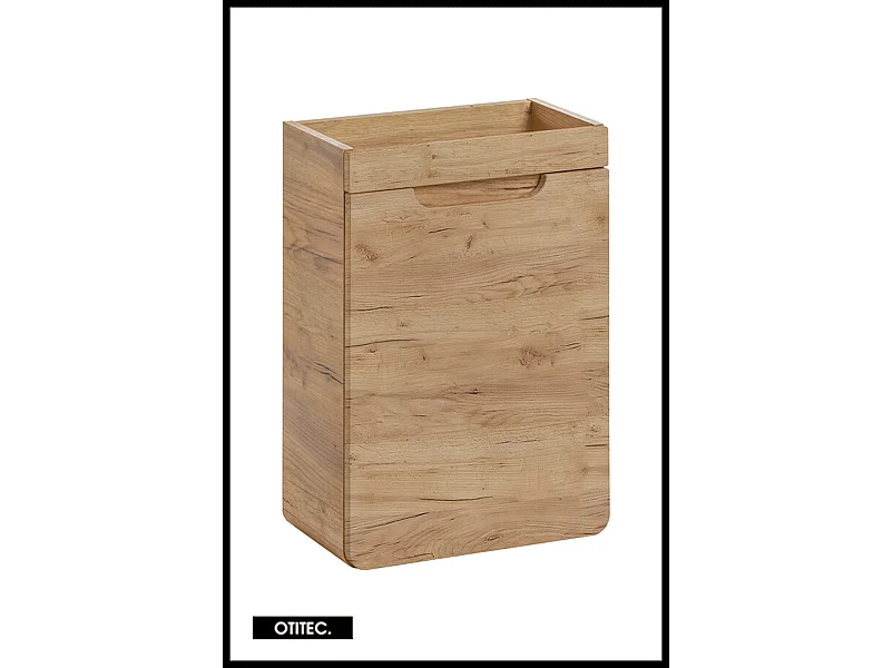 Meuble sous vasque de 40 cm - Oak - 1 porte - PASTI