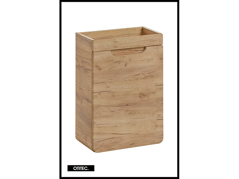 Meuble sous vasque de 40 cm - Oak - 1 porte - PASTI