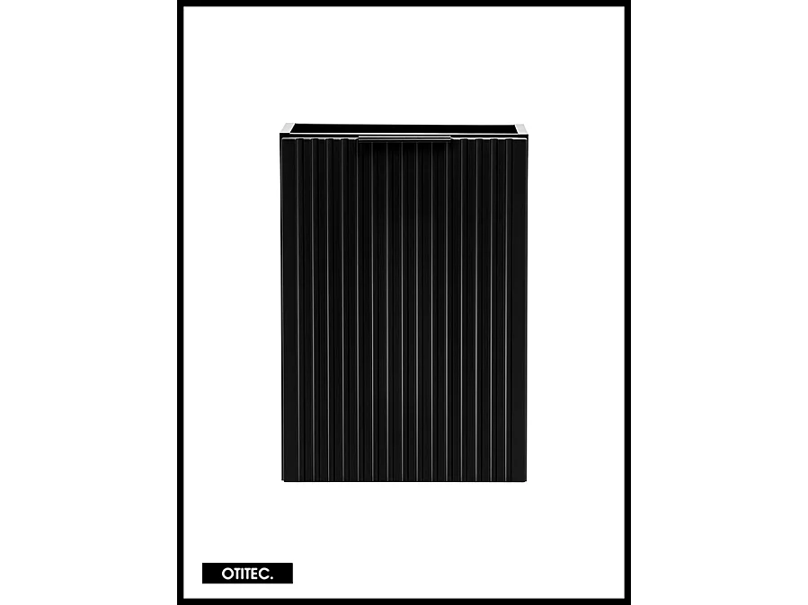 Meuble sous vasque de 20x40 cm - Noir - 1 porte - LIVA