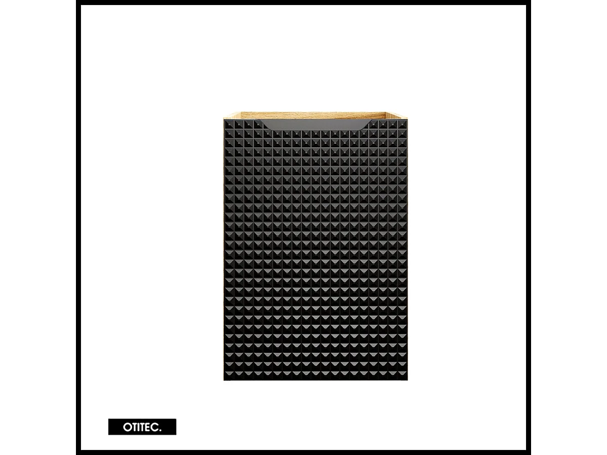 Meuble sous vasque de 40 cm - Noir - 1 porte - SETTA