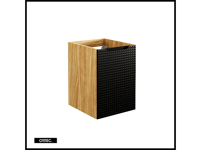 Meuble sous vasque de 40 cm - Noir - 1 porte - SETTA