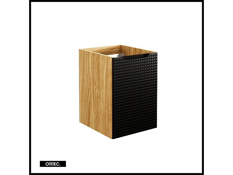 Meuble sous vasque de 40 cm - Noir - 1 porte - SETTA