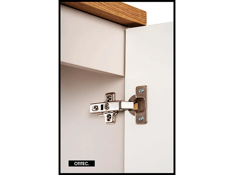 Meuble sous vasque de 20 cm - Cachemire Mat - 1 porte - VOLTA