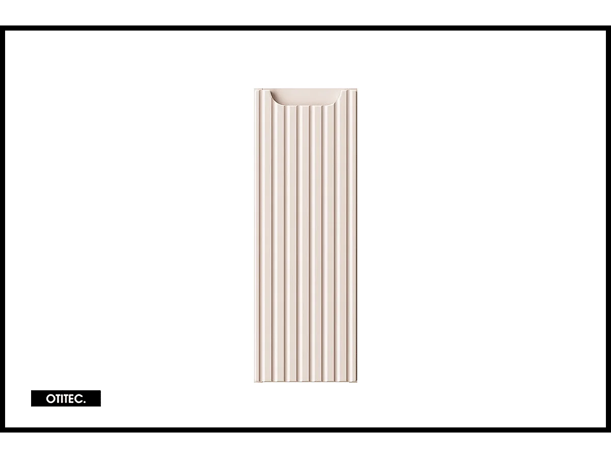 Meuble sous vasque de 20 cm - Cachemire Mat - 1 porte - VOLTA