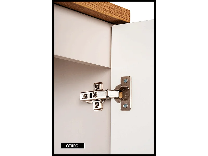 Meuble sous vasque de 20 cm - Cachemire Mat - 1 porte - VOLTA