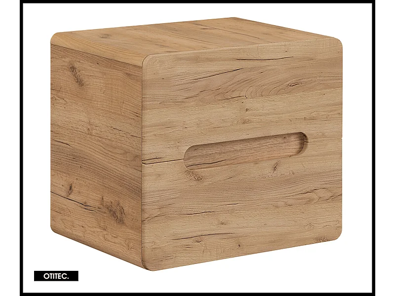Meuble sous vasque de 60 cm - Oak - 2 tiroirs - PASTI
