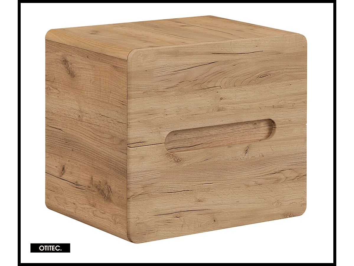 Meuble sous vasque de 60 cm - Oak - 2 tiroirs - PASTI