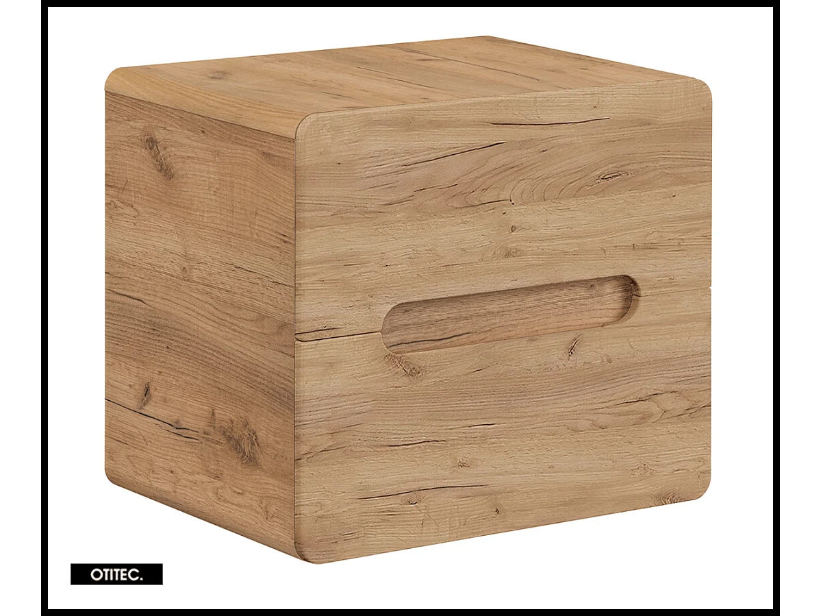 Meuble sous vasque de 60 cm - Oak - 2 tiroirs - PASTI