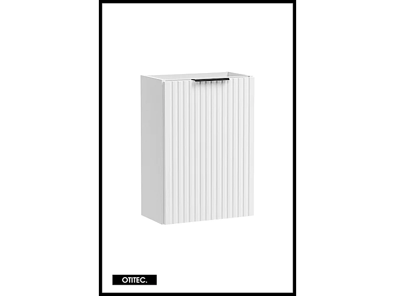 Meuble sous vasque de 40 cm - Blanc - 1 porte - LIVA