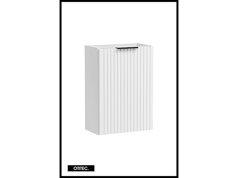 Meuble sous vasque de 40 cm - Blanc - 1 porte - LIVA