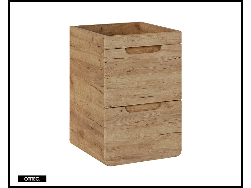 Meuble sous vasque de 40 cm - Oak - 2 tiroirs - PASTI
