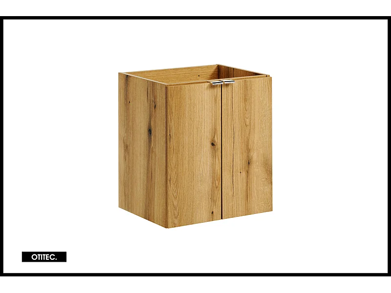 Meuble sous vasque de 50 cm - Oak - 2 portes - VOLTA