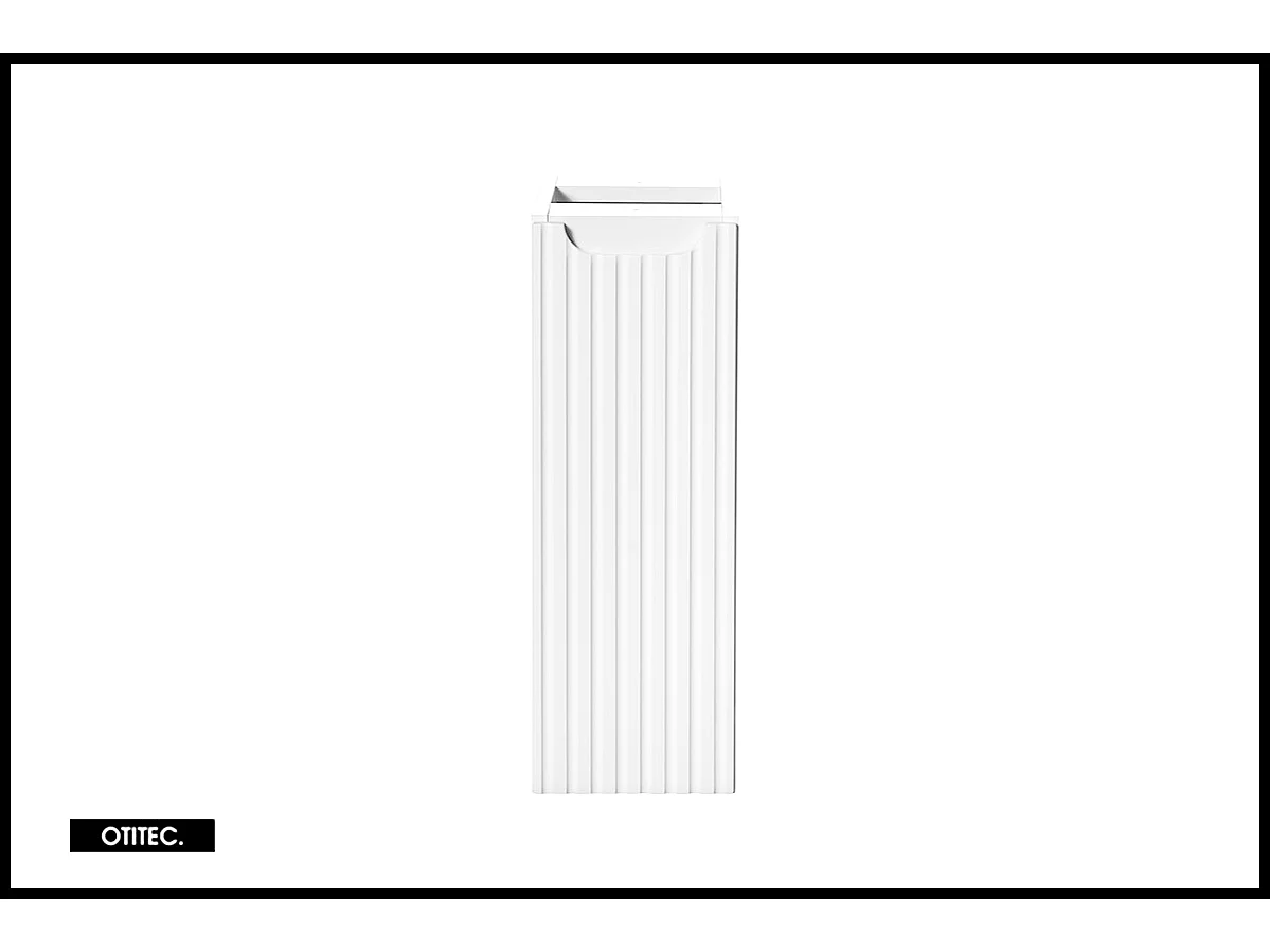 Meuble sous vasque de 20 cm - Blanc - 1 porte - VOLTA