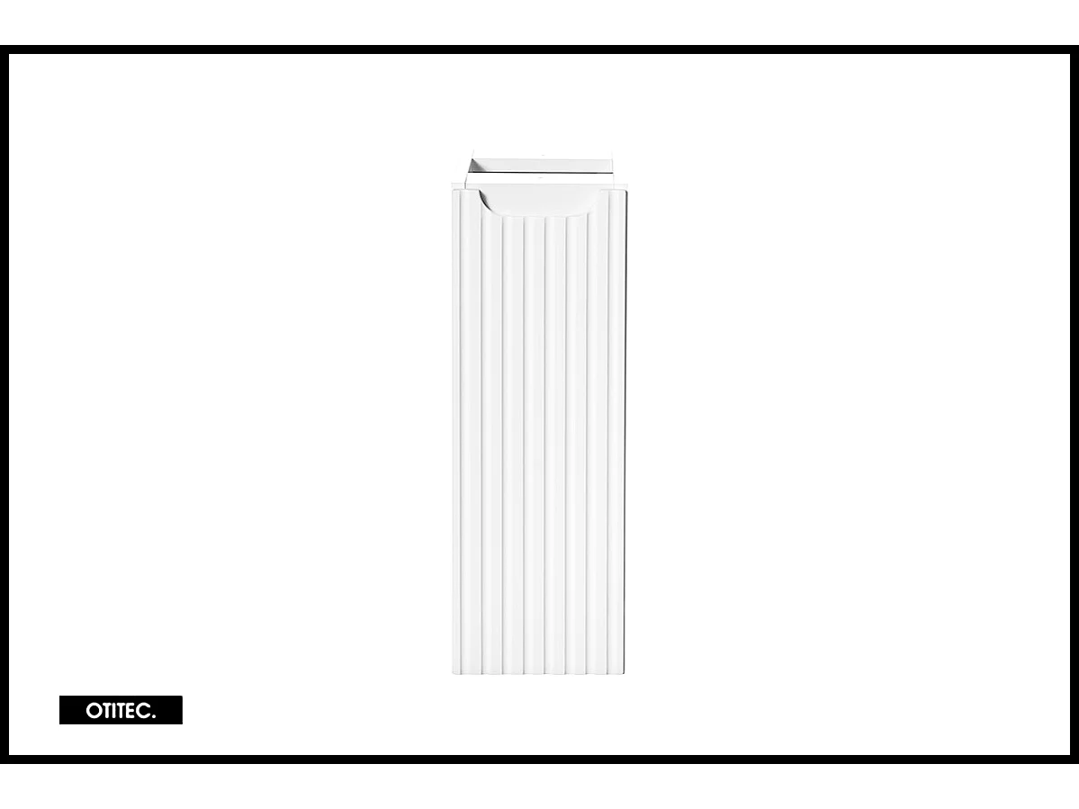 Meuble sous vasque de 20 cm - Blanc - 1 porte - VOLTA