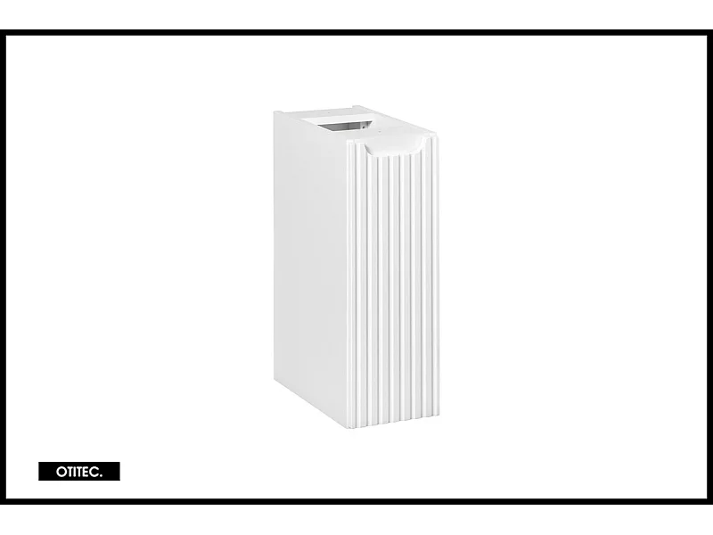 Meuble sous vasque de 20 cm - Blanc - 1 porte - VOLTA
