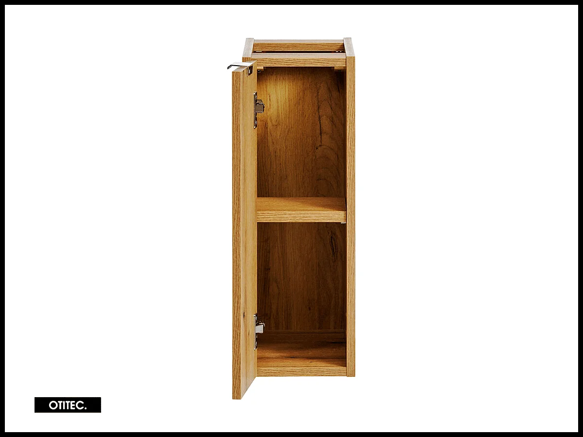 Meuble sous vasque de 20 cm - Oak - 1 porte - VOLTA