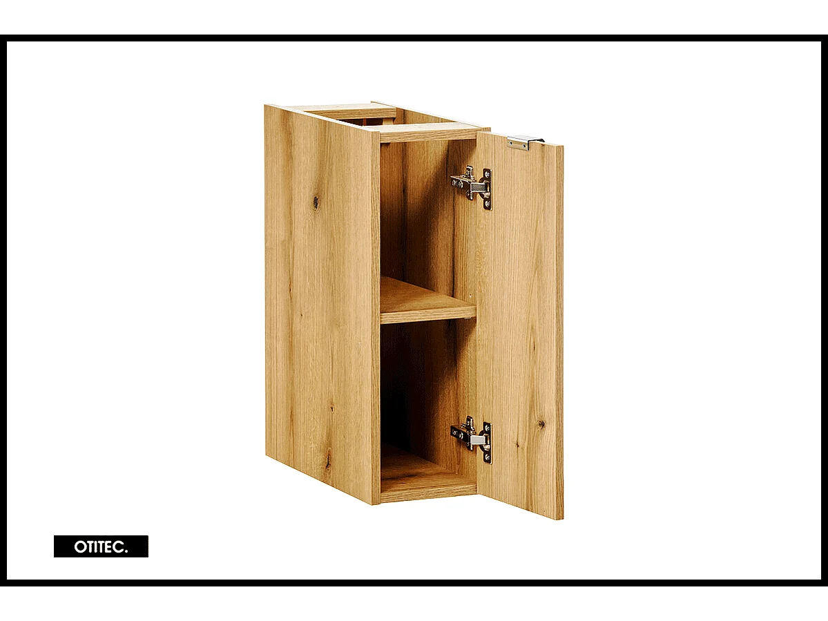 Meuble sous vasque de 20 cm - Oak - 1 porte - VOLTA