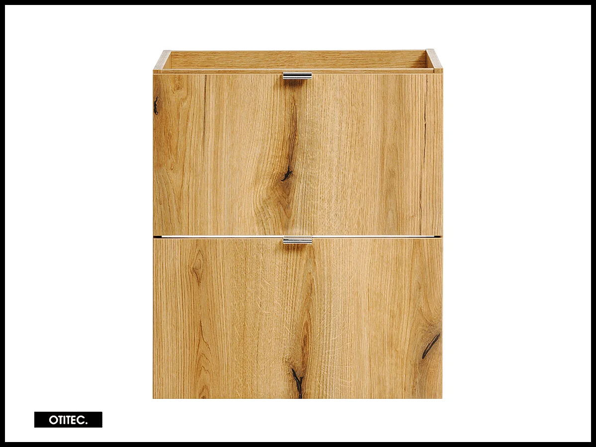 Meuble sous vasque de 50 cm - Oak - 2 tiroirs - VOLTA