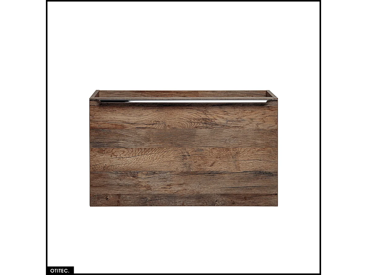 Meuble sous vasque - 80 cm - 2 tiroirs - BOLD OAK