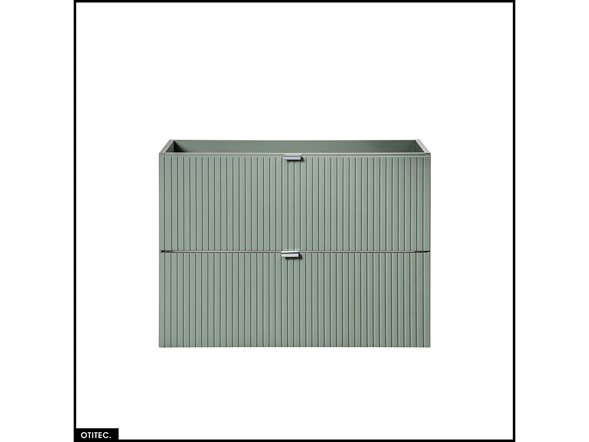 Meuble sous vasque - 80 cm - 2 tiroirs - ROSEAU