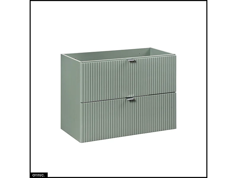 Meuble sous vasque - 80 cm - 2 tiroirs - ROSEAU