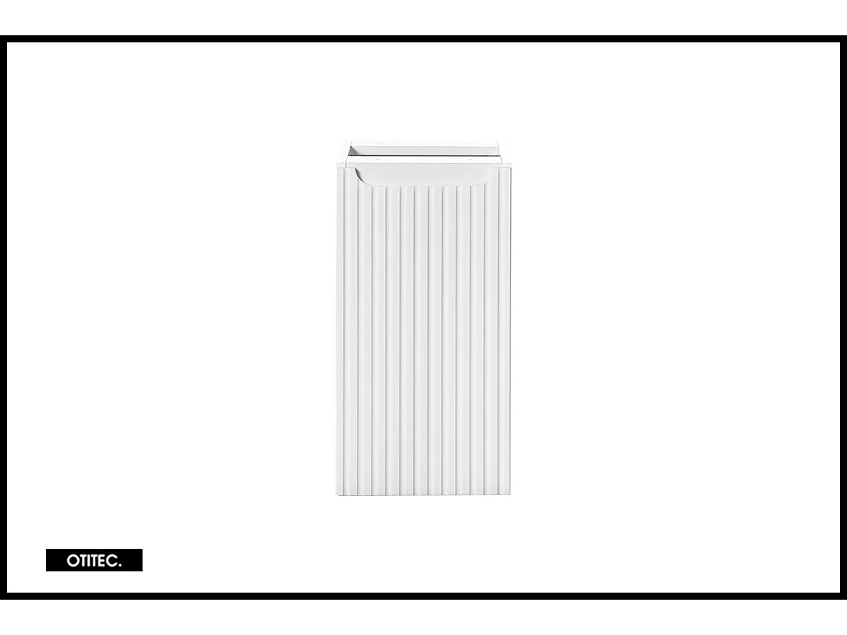 Meuble sous vasque de 30 cm - Blanc - 1 porte - VOLTA