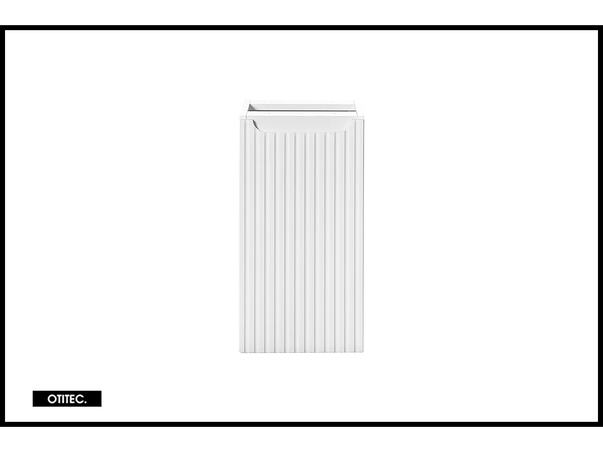 Meuble sous vasque de 30 cm - Blanc - 1 porte - VOLTA