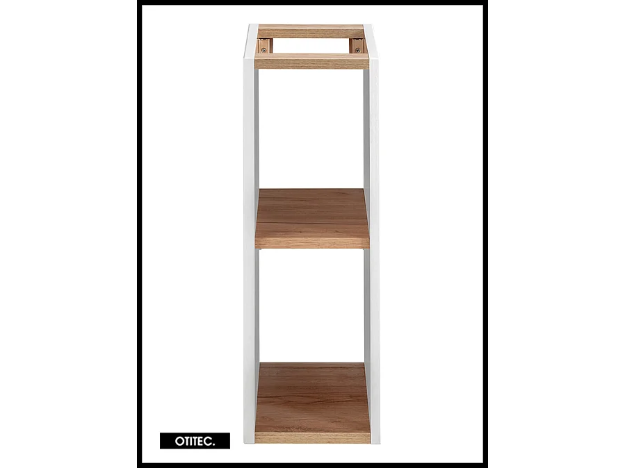 Meuble sous vasque de 20 cm - Blanc - LISOA