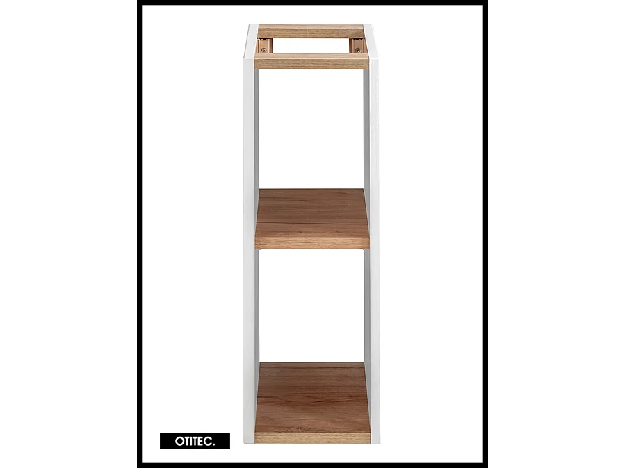 Meuble sous vasque de 20 cm - Blanc - LISOA