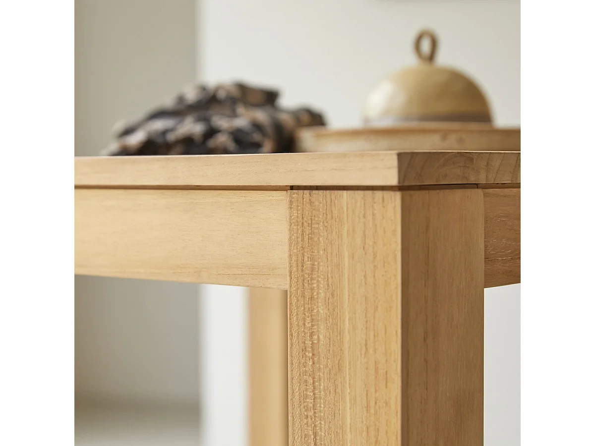 Tavolo in legno di teak massello 90x90 Eden